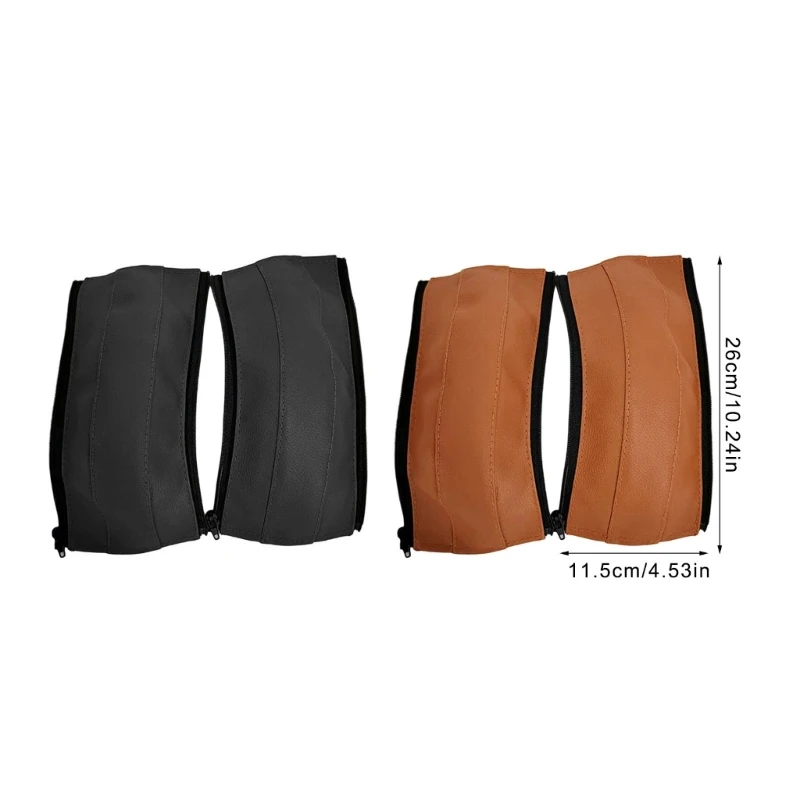 غطاء مقبض عربات الأطفال M76C مقاوم للماء مصنوع من جلد البولي يوريثان، شكل مريح يقلل من إجهاد اليد أثناء المشي #6