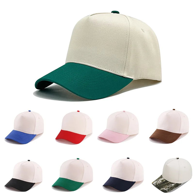 1 five-piece cotton baseball cap summer truck driver hat can be used for embroidery printing sun hat 2026 new
