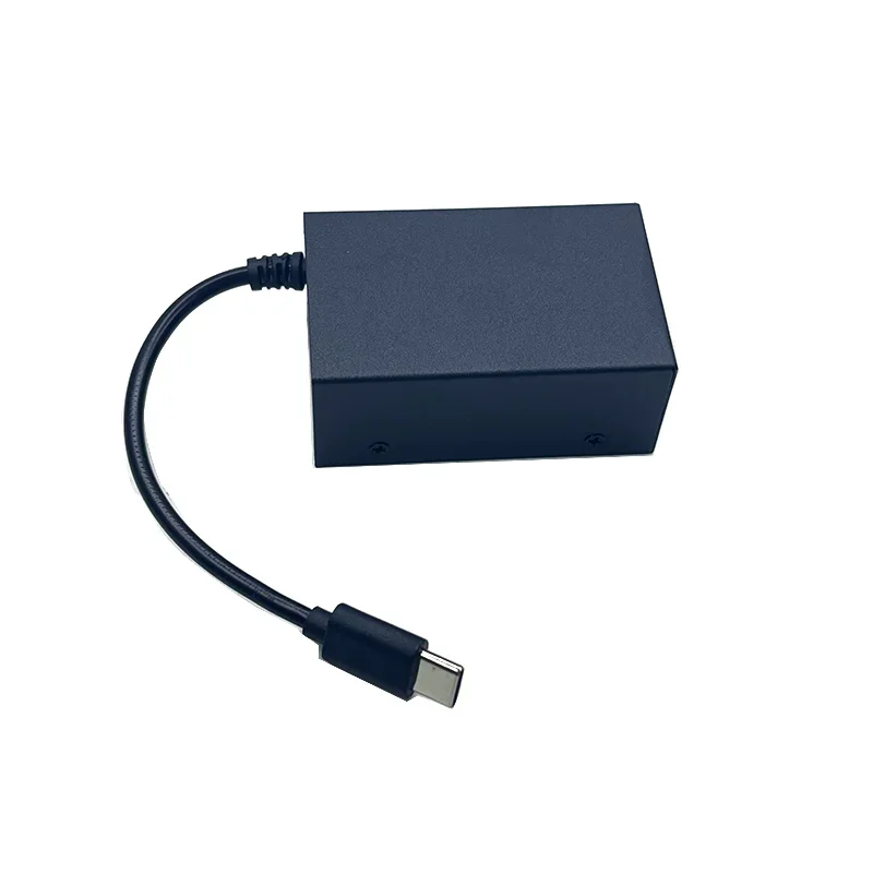 48V to Active Isolated PoE Splitter IEEE802.3af/at type-c out 5v 27w  2.5G/10/100/1000M