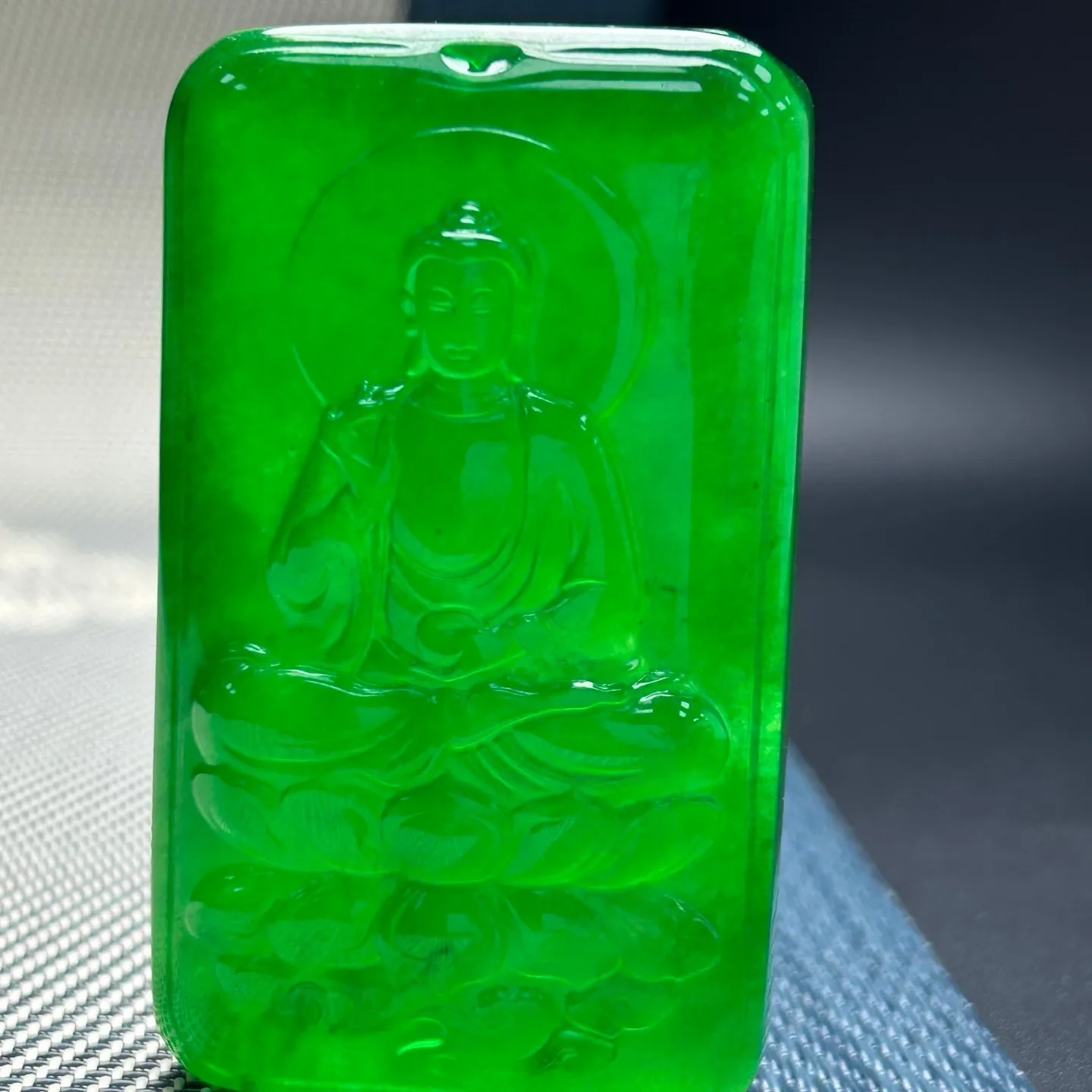 AAA Real natural high Ice Green Jade Jadeite amulet Pendant&Necklaces
