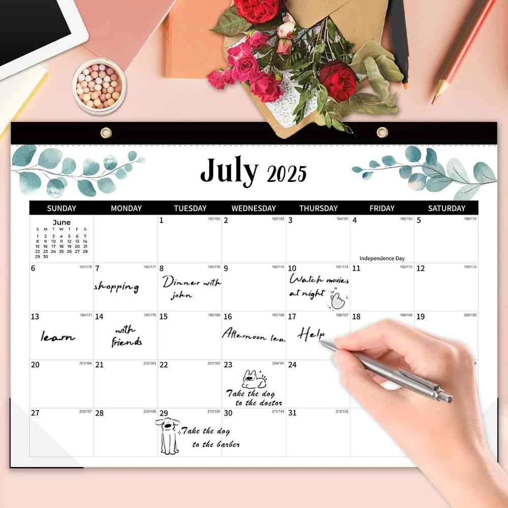 2025 Calendar For Wall July 2024 December 2025 Calendar Aesthetic Office Wall Calendar for Easy Organizing Visual Planner