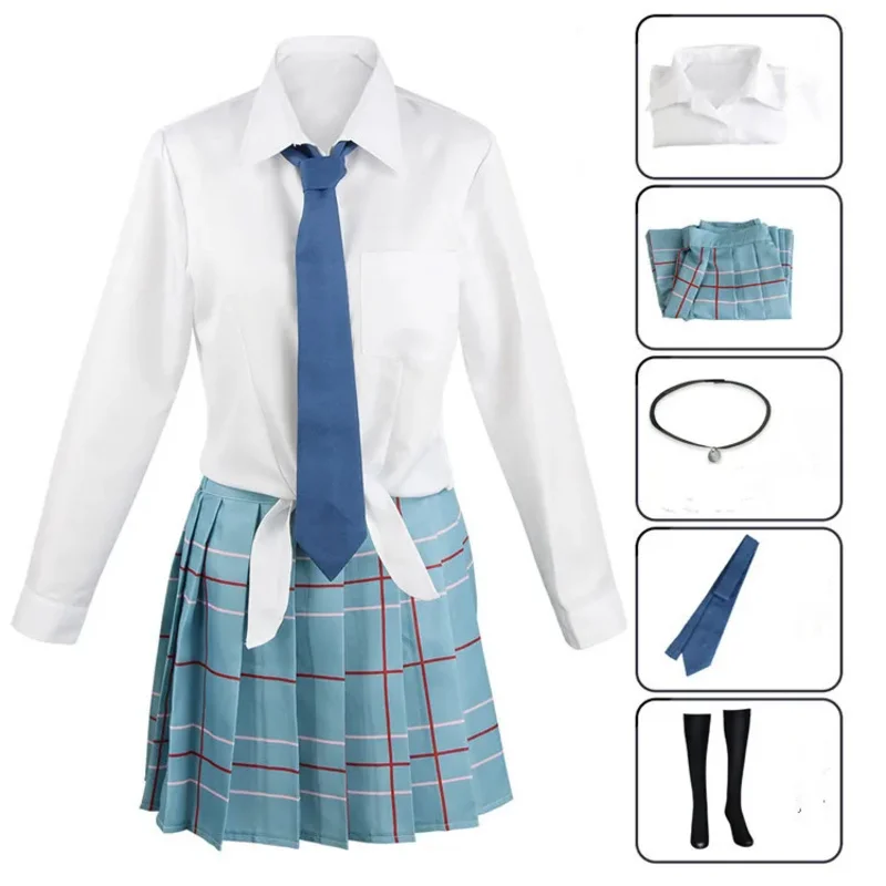 Cosplay anime my dress up Darling Marine Kitagawa JK uniform shirt skirt outfits Halloween carnival suit cosplay costumes