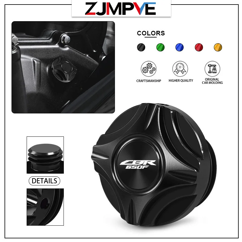 

M20*2.5 Oil Cap Bolts For CBR650R CBR650F cbr650r cbr650f CBR Motorcycle CNC Aluminum Engine Oil Filler Cap Plug Cover Screws