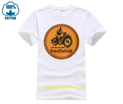 2024 Fashion Tees Men Royal Logo Symbol Enfields maglietta da moto maglietta a doppia faccia Graphic Youth Cloth Streetwear S 4XL