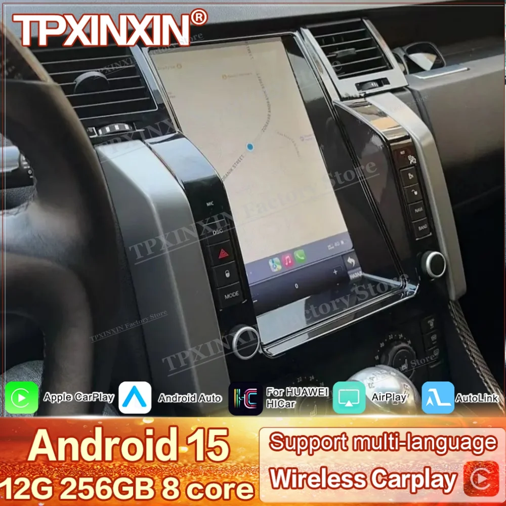 

Мультимедийная система Android 15 для Land Rover Range Rover Sport 2005-2009: автомагнитола, GPS-навигация, видеоплеер, стерео-ресивер, CarPlay, головное устройство
