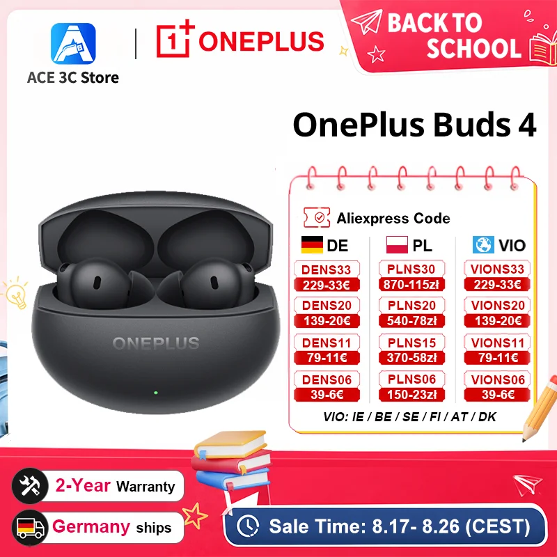 Le Migliori Offerte e Coupon del Web 8 OnePlus Buds 4 versione globale — per chi lavora in ufficio rumoroso