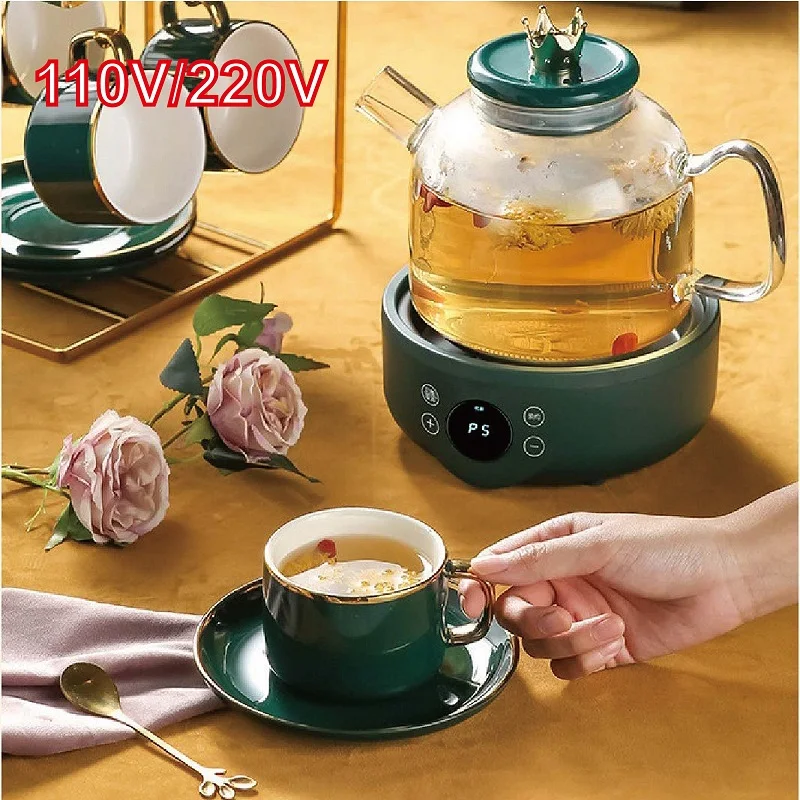 

110V/220V Multifunctional Health Kettle Glass Flower Teapot Office Tea Maker Appointment Health Cup 1500ml Home Electric Kettle