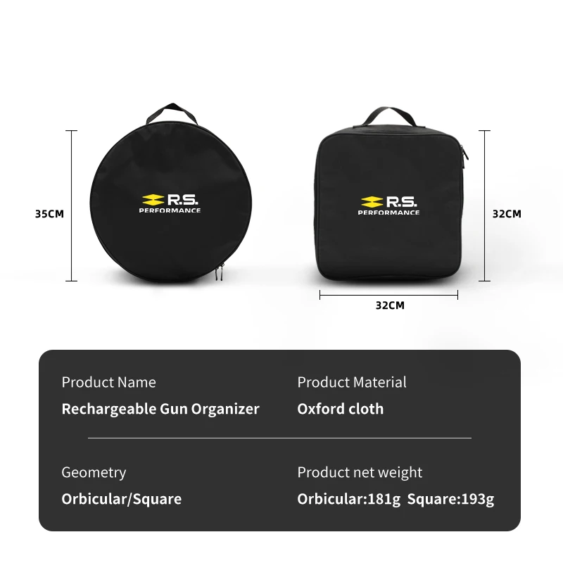 EV Car Charging Cable Storage Box Electric Vehicle Charger Cables Carry Bag For Renault RS Performance Scenic Logan Megane Sill