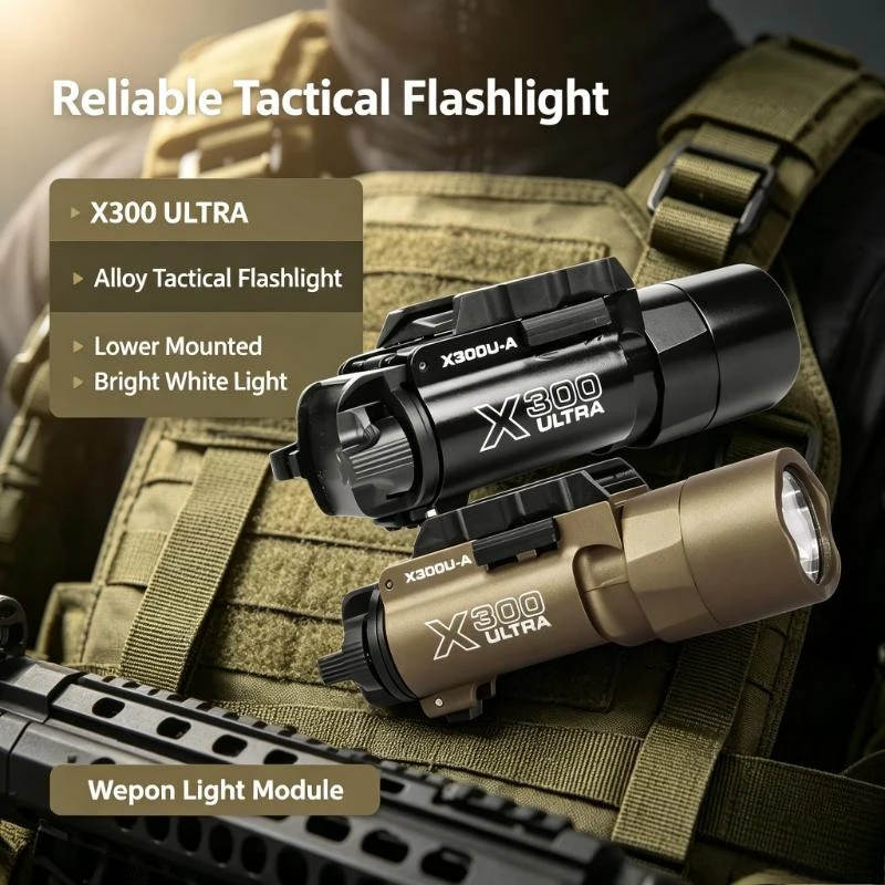 Strobe Supported 500 Lumen Alloy Torch X300U X300 Ultra X300U-A Serves As Auxiliary Parts For Field Hobby Model Activities