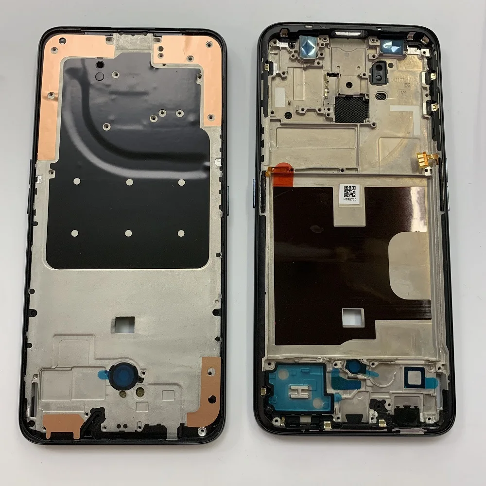 Middle Frame For Oppo Reno 2F / Reno 2Z Middle Bezel LCD Frame Housing CoverHousing With Side Button Replacement