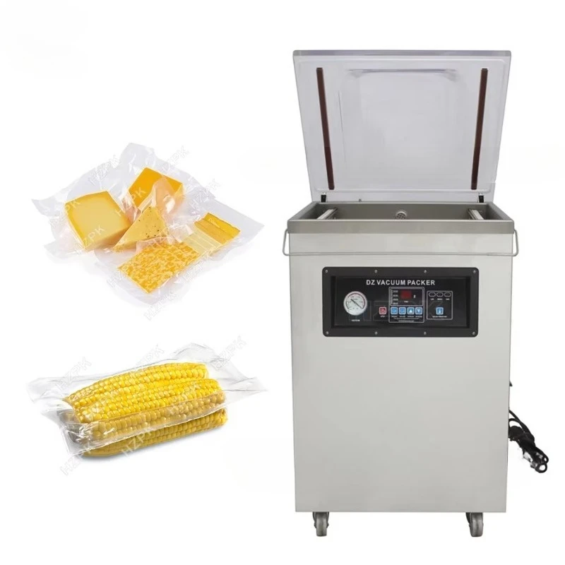 

DZ-500 vertical chicken coffee vacuum packaging sealing machine