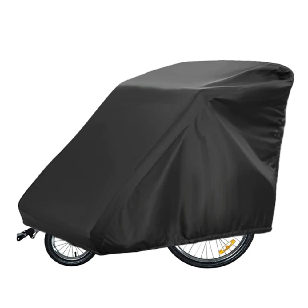 Bicy Trailer Cover Waterproof Oxford Fabric with PU Coating Windproof For Single Double Dog Trailers Size 55x33x39 Inches