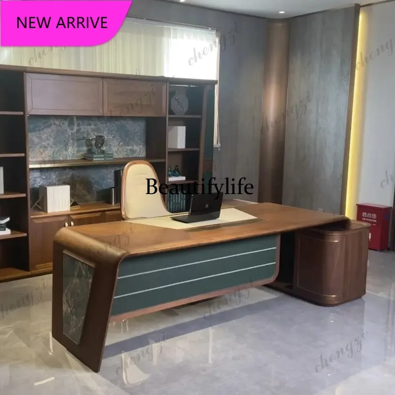Escritorio Ejecutivo PPP, Resistente y Elegante, en Forma de L, Moderno, de Madera, para Computadora, Juegos y Estudio, Silla de Escritorio