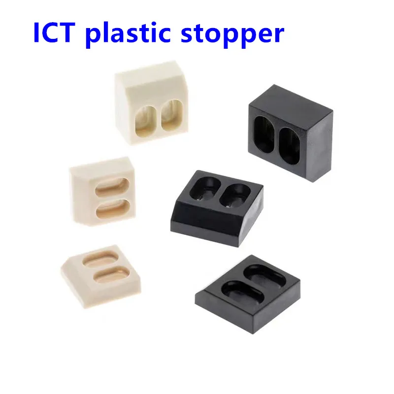 

2PCS/Pack ICT Plastic Black/White Block Thickness 8mm 10mm 15mm Panel Limit Block