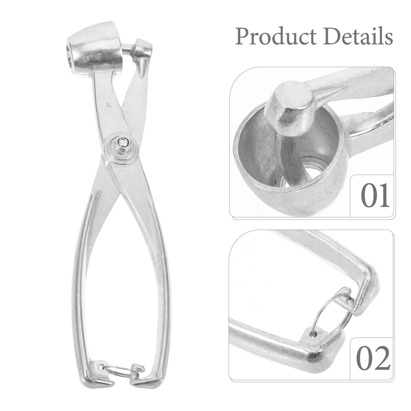 

Cherry Pitter Core Remover Metal Kitchen Olive Pitter Reusable Red Date Corer Wear Resistant Pliers Home Accessory