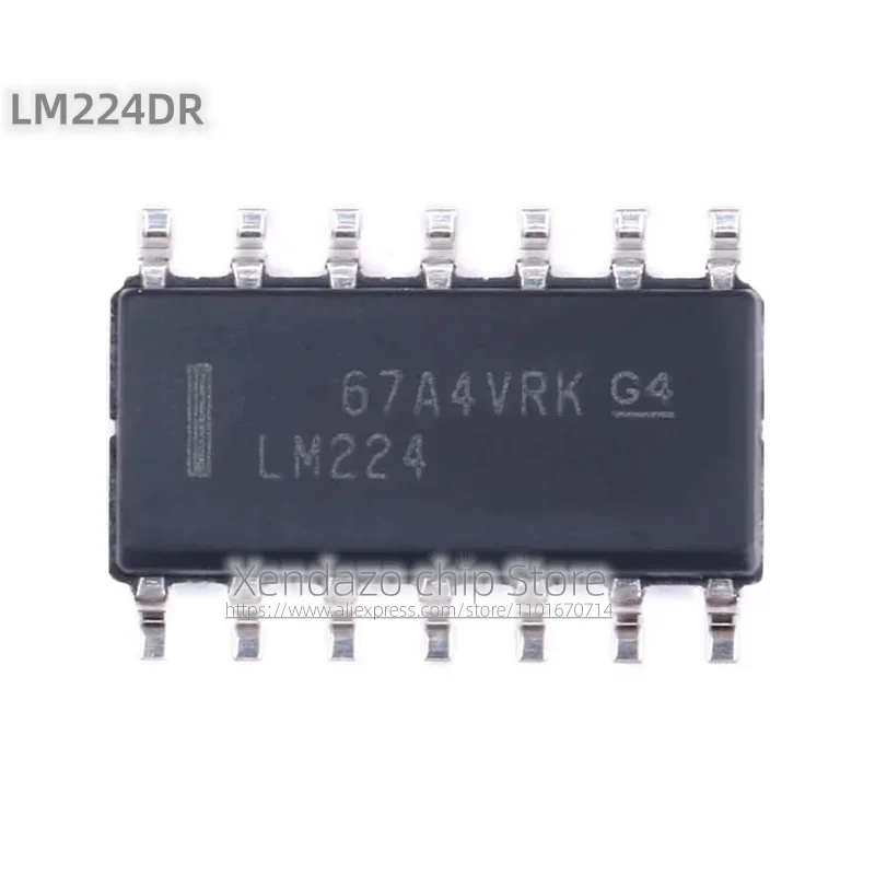 10pcs/lot LM224DR LM224 SOP-14 package Original genuine Operational amplifier chip