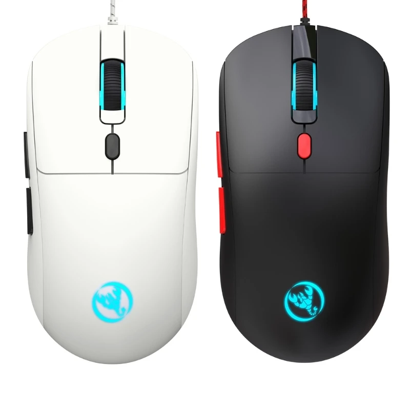 

Wire Optical Mouse USB Connection 6Button Design 1600 2400 3600DPI