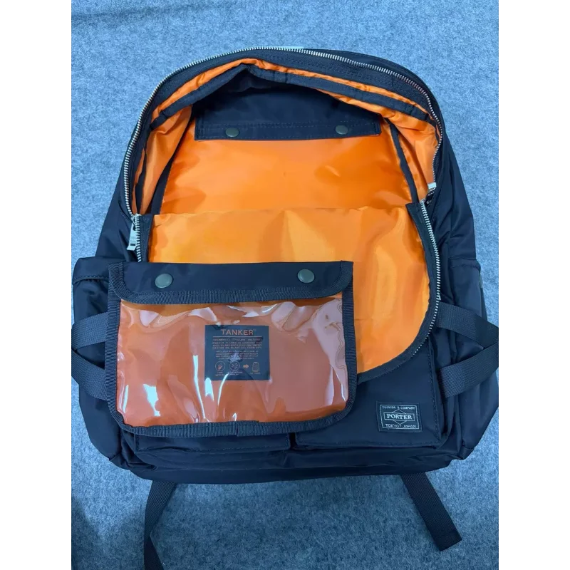 

Porter Tanker Daypack Nylon Backpack Men Handbag Large Capacity Laptop Bag Outdoor Hiking College School Travel Sport Bag