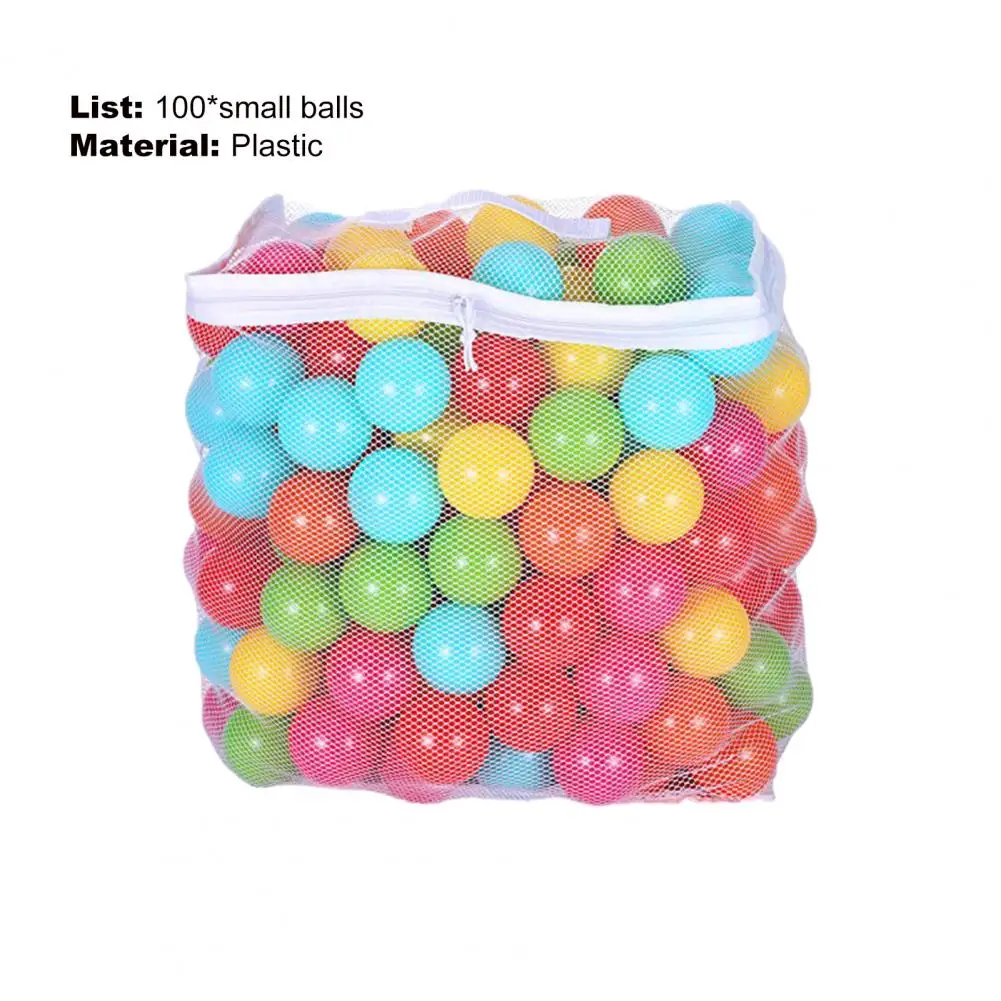 100 pçs eco-friendly bola colorida de plástico macio piscina bola bebê criança nadar pit brinquedo engrossar bolas jogar casa ao ar livre tendas crianças brinquedos