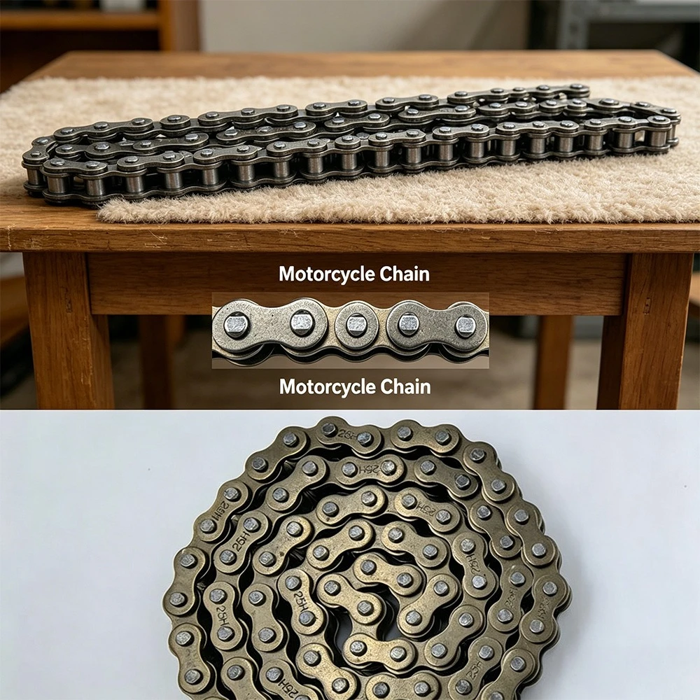 

1/2pc Motorcycle 25H 136L Chain Accessories Suitable for 2-Stroke 47cc 49cc ATV Four-Wheel Scooter Mini Off-Road Pit Bike