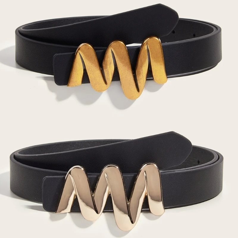 

Cowgirl Waist Belts for Jeans Vintage Buckle Belt for Y2K Girls Hip Hop Impressive Cowboy Style Stage Street Dance
