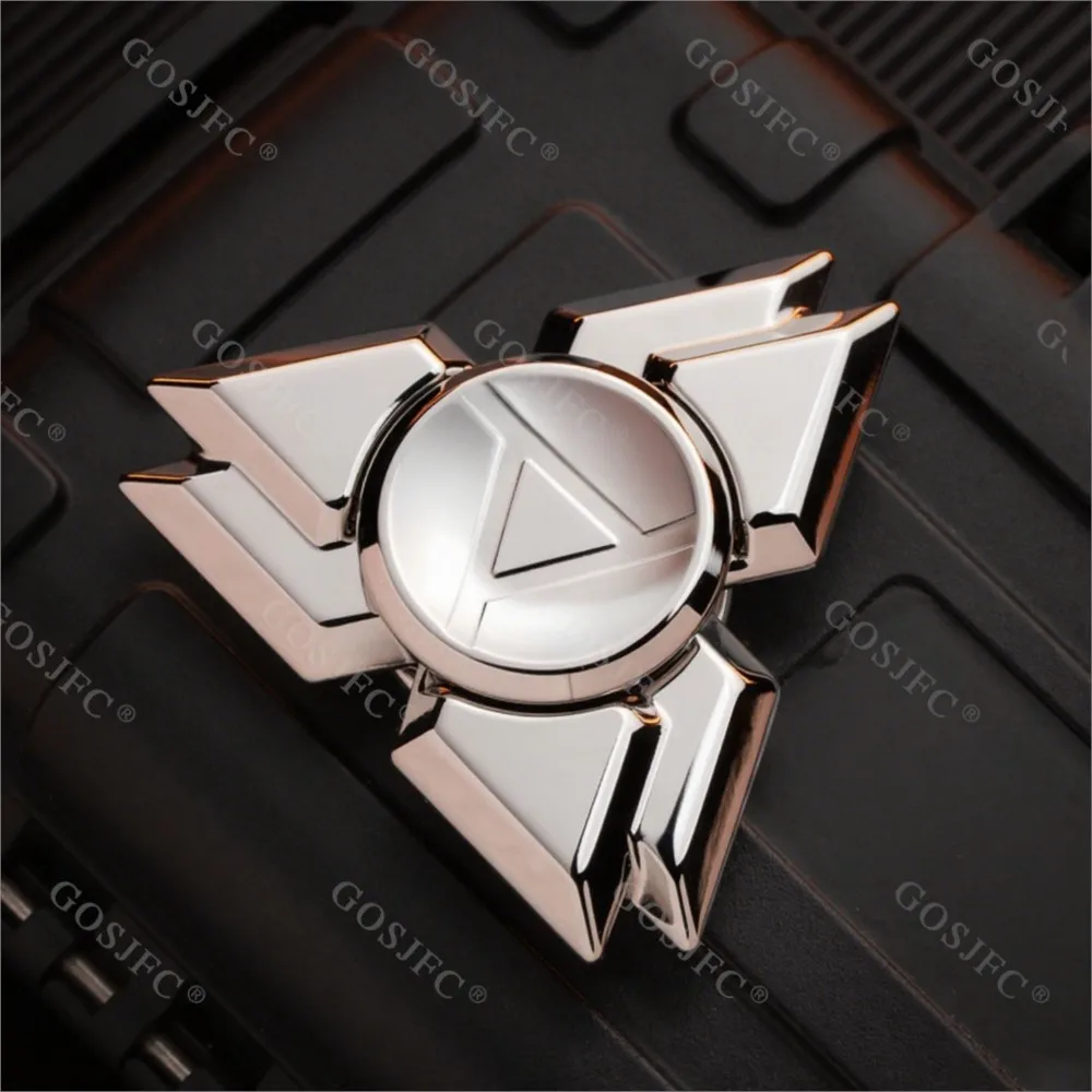 LIUMANG EDC Fidget Spinner jouet anti-Stress en acier inoxydable Zirconium Fidget jouets pour adultes