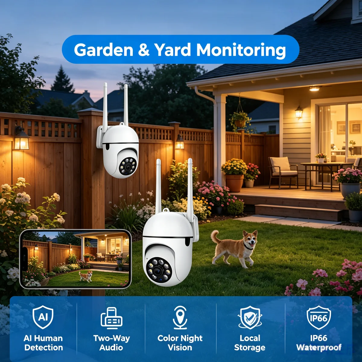 Telecamera di sicurezza wirele - Home Security Google Camera recensione e prezzo