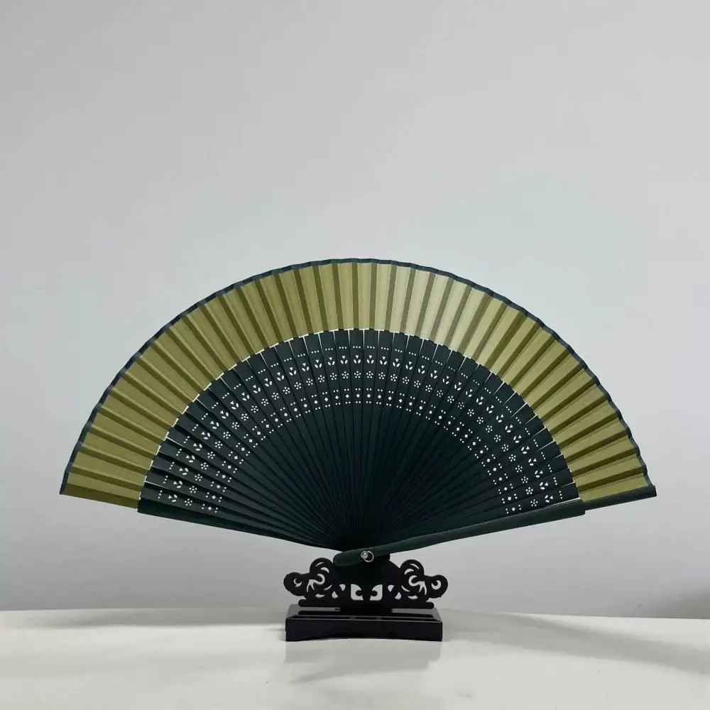 Chinese Style Bamboo Folding Fan, Classical Carving Craft
