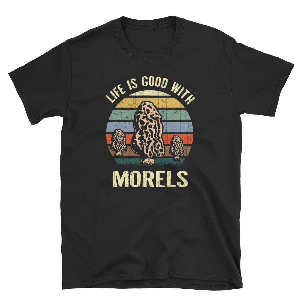 Funny Morel Mushroom T Shirt Foraging Shrooming Morels Hunting Morchella Picking Mycology Day s Mycologist