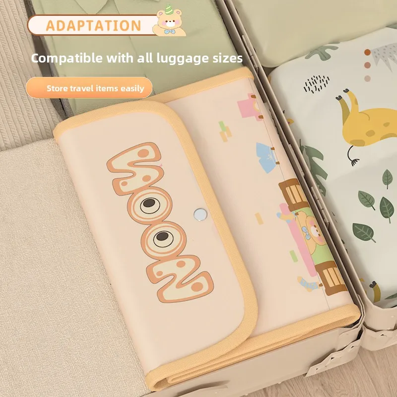 Travel Portable Multi-Functional Underwear Socks Innerwear Three-In-One Classification Organizer Mesh Storage Hanging Bag