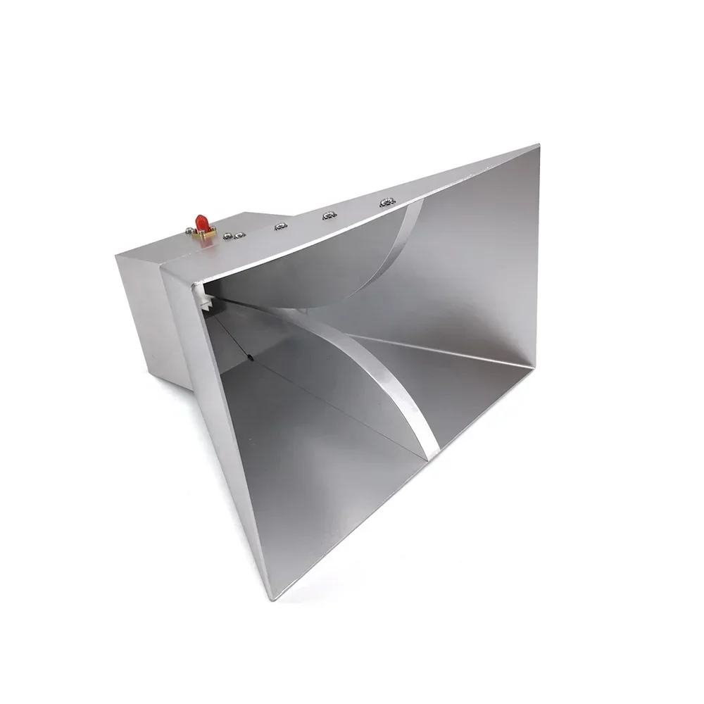 مبيعات ساخنة عبر الحدود سوبر واسعة النطاق 800 ميجا هرتز إلى 18 جيجا هرتز 18dBi RF هوائي بوق مزدوج للمختبرات والاختبار