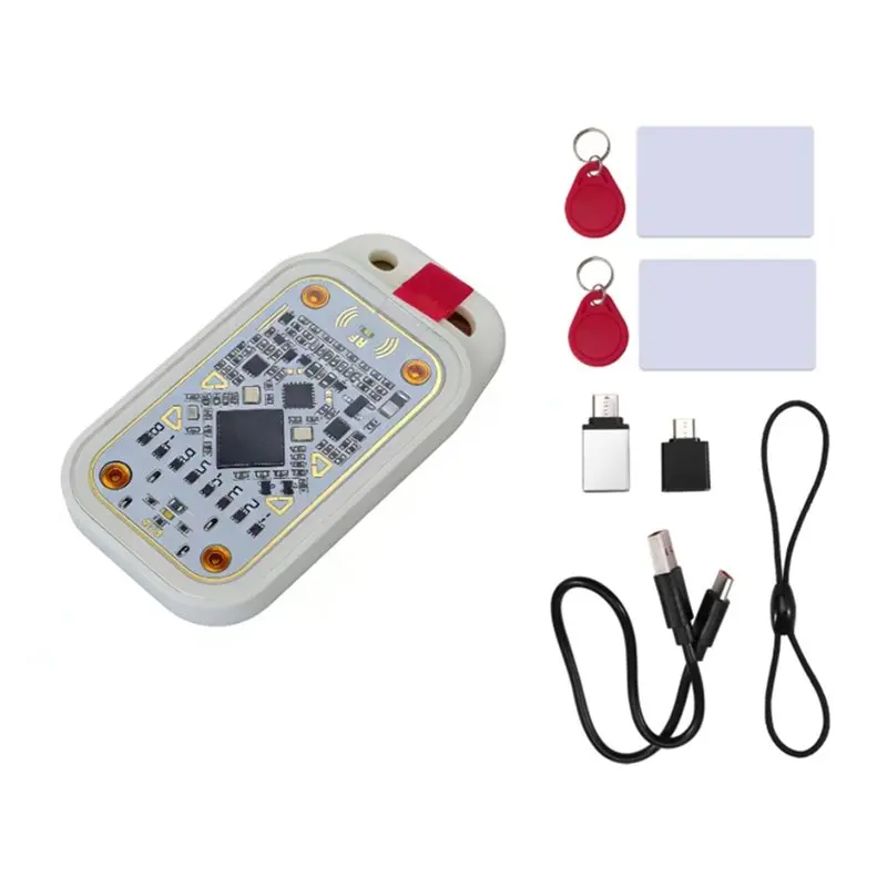 [new-a09r-】-chameleon-v30-rfid-smart-chip-reader-2xuid-keychain-2xcuid-card