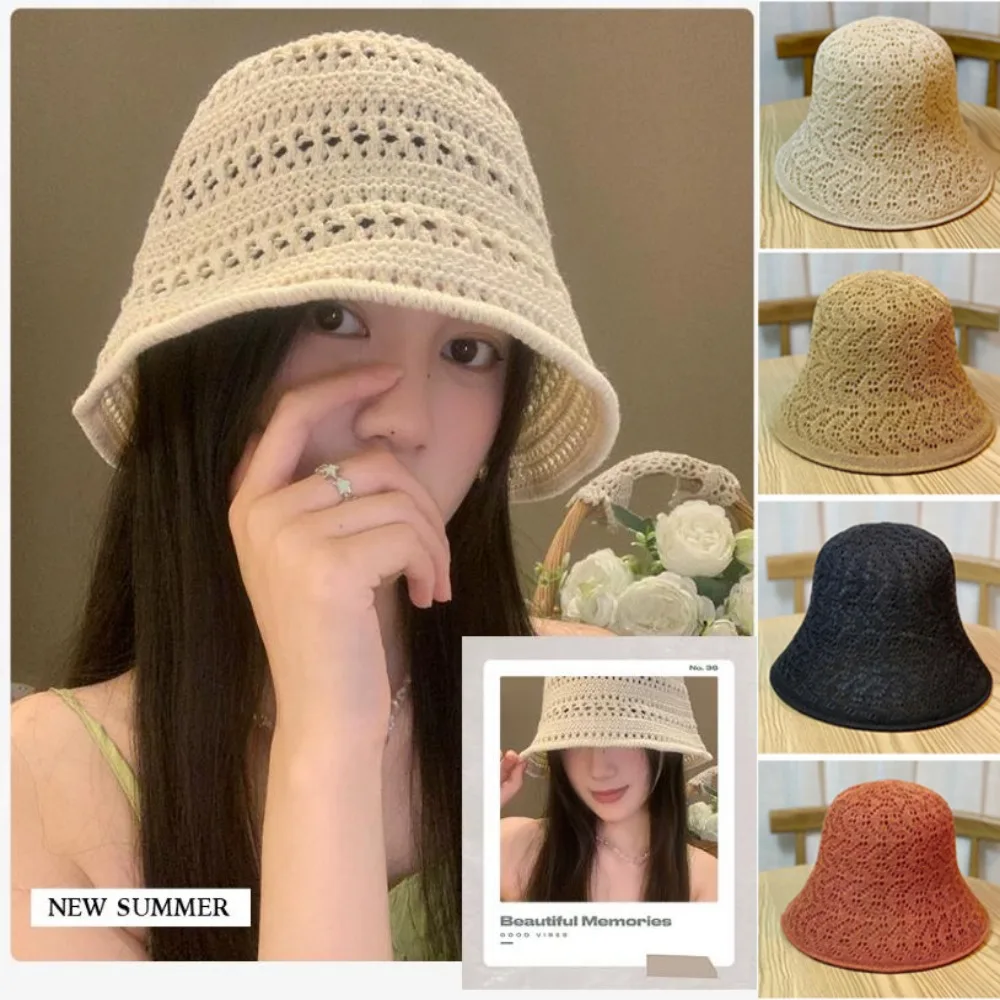 New Versatile Natural French Panama Straw Hat Large Size 54-58cm Summer Beach Tourism Hat Wide Brim Vacation Sun Protection Hat
