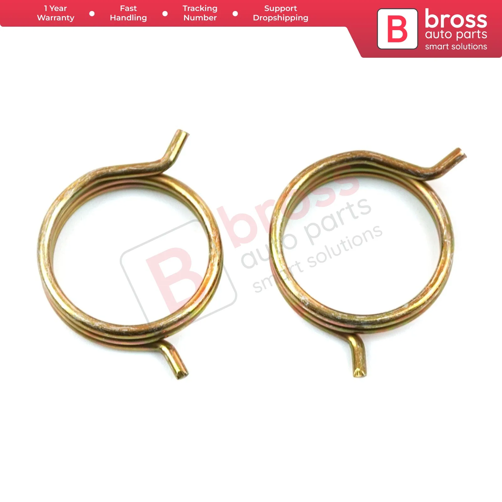 Bross Auto Parts BDP584 2 Pieces Contact Ignition Lock Cylinder Spring for Renault Peugeot Citroen Fast Shipment Free Shipment