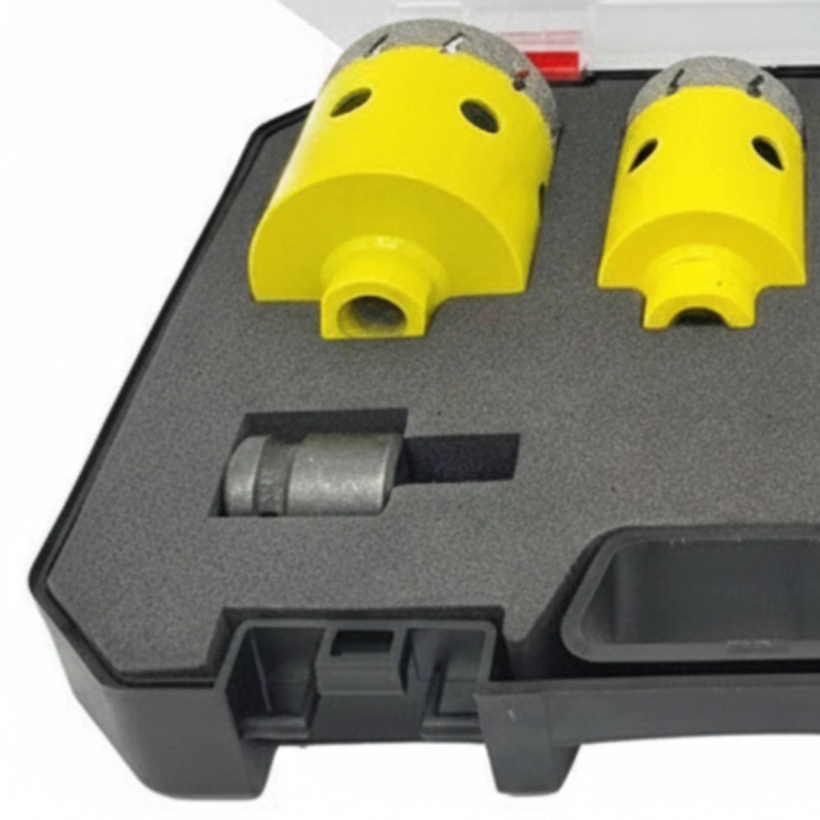 6 Pieces Diamond Hole Saw Kit with Storage Case M10 Diamond Drill Bit Set Hole Saw Kit with Storage Case Compact Tool - view 4
