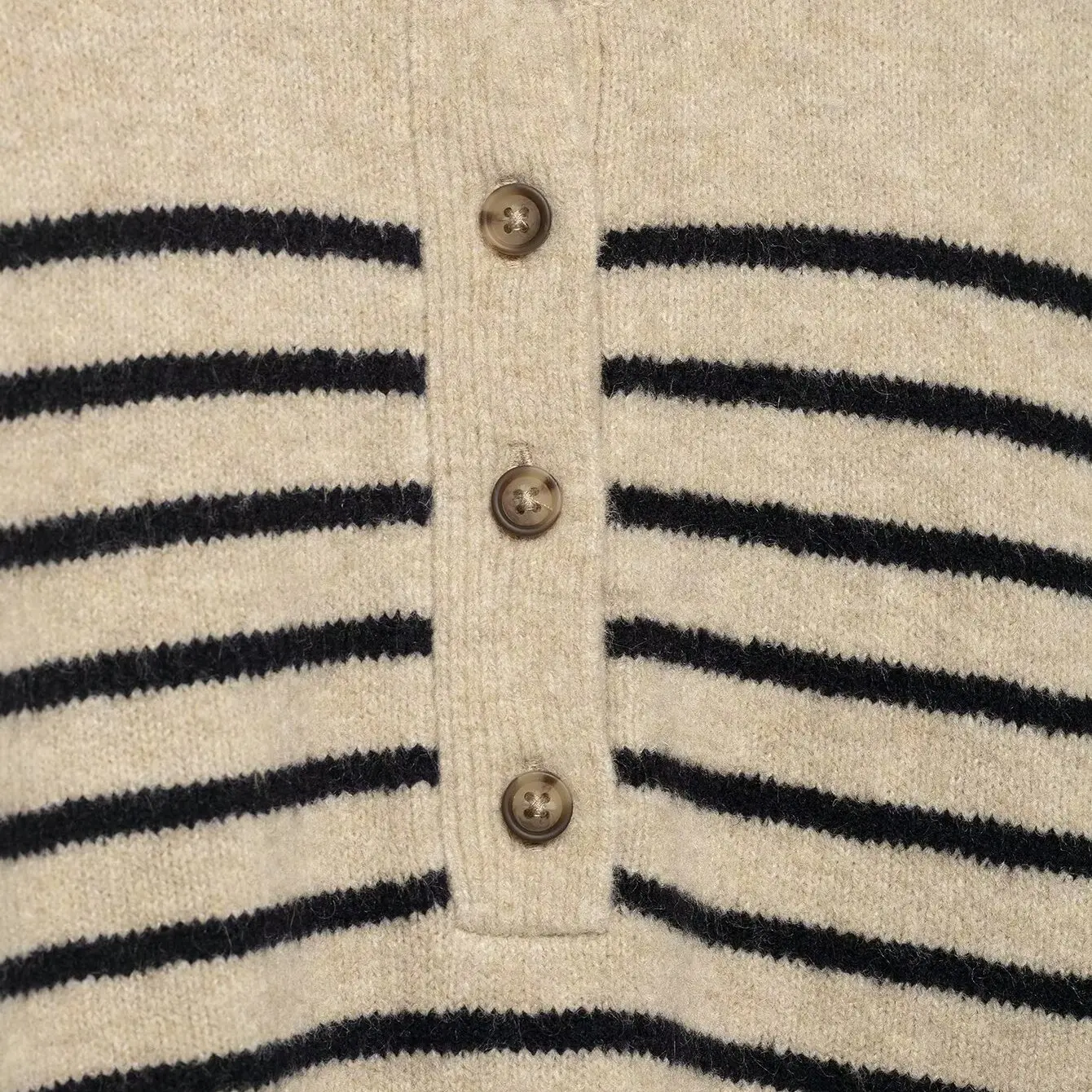 Faionable Gestreifte Strickwaren Damen Casual Loose Fit Long Sve Polyesterfaser Herbst Neuankömmling JNLEAOG 50903