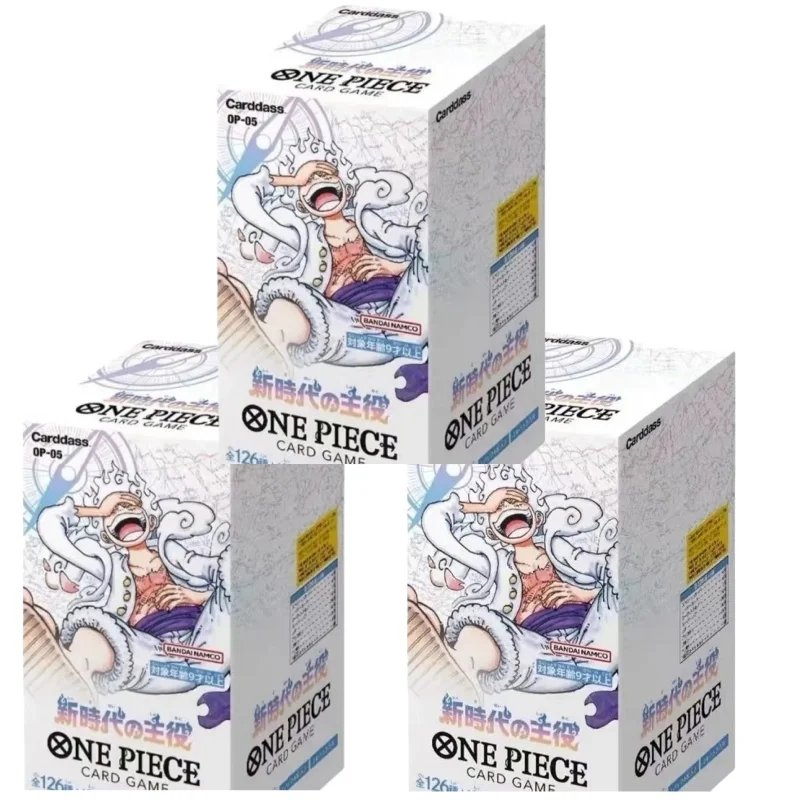 Nieuw in voorraad 2025 Bandai Originele One Piece OPCG TCG Game Card Japanse versie OP-05 Carrying On His Will Collectiekaart Speelgoed