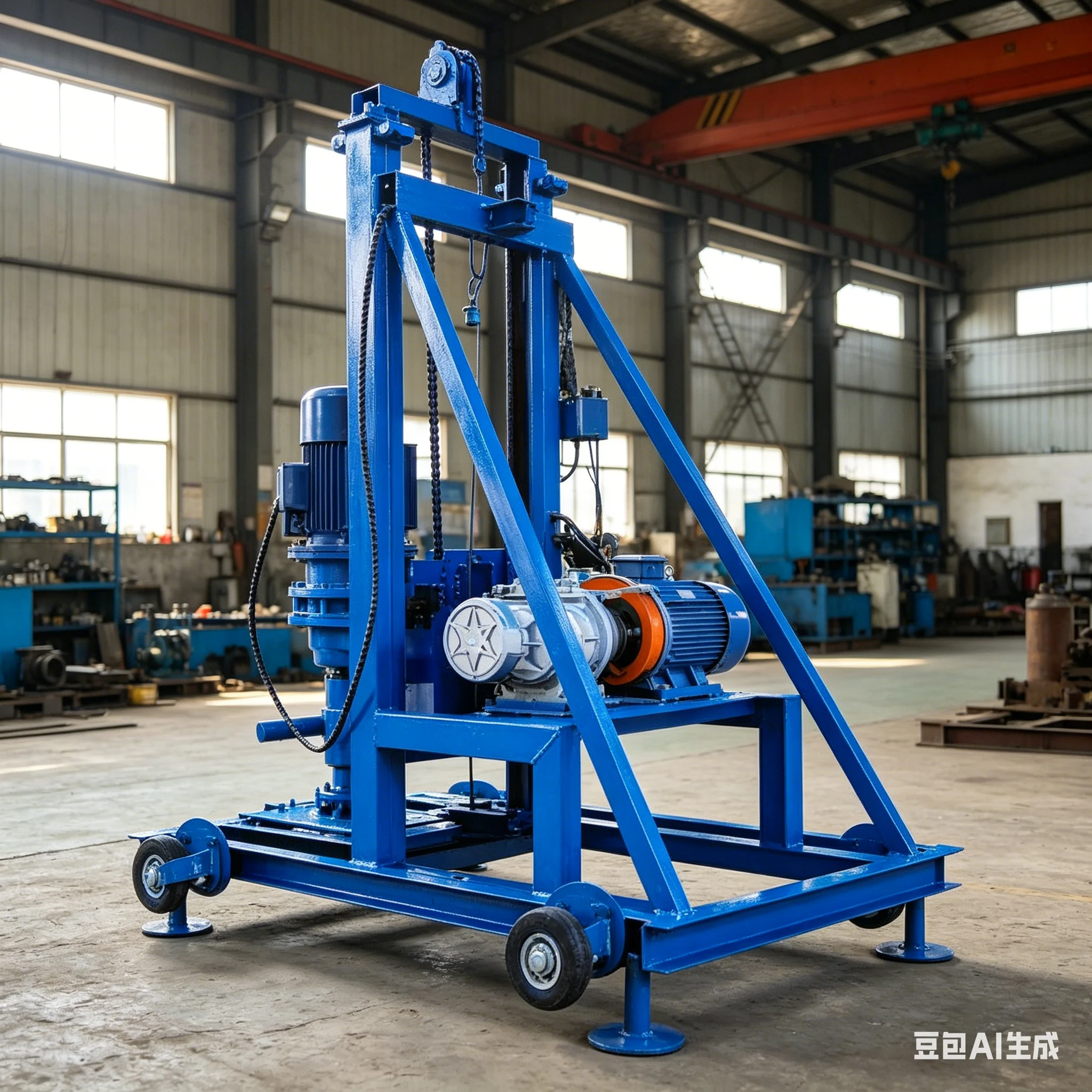 

Customized RLD-100E Handheld Light-duty Hydraulic Water Well Drilling Rig 100m Portable for Household