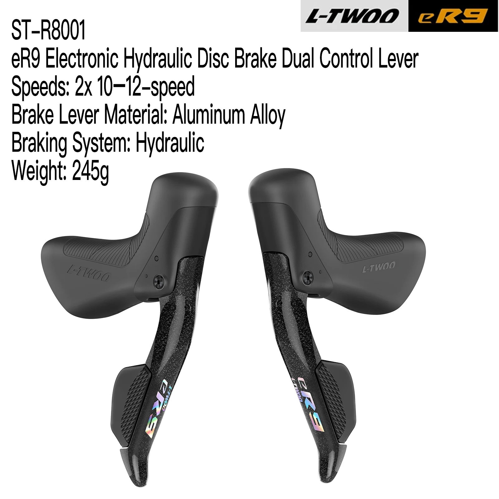 LTWOO eR9 電動ロードバイクグループセット 10-12速 アルミ合金製 油圧