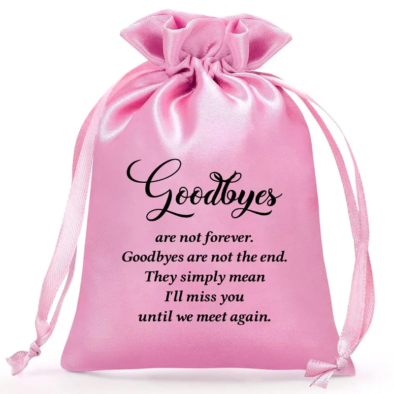 20pcs/Lot 13*18cm 15*20cm Women Satin Cloth Shower Bags Valentine's Day Drawstring Pouches Wedding Party Gift Bag