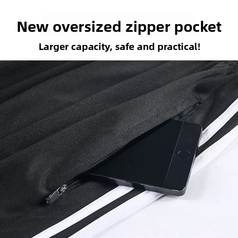 Men's 2025 Autumn-Winter Running Set: Quick-Dry & Phone Pocket for Fitness & Cycling