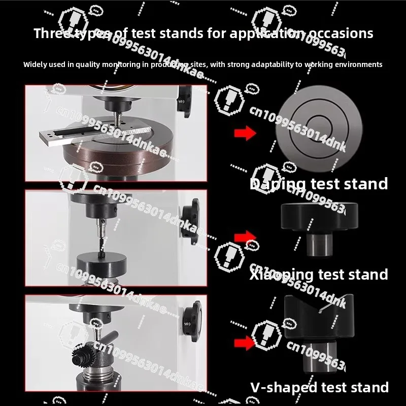 Digital Rockwell Hardness Tester HR-150A Desktop Hardness Tester Metal Hardening Parts Die Steel Hardness Instrument