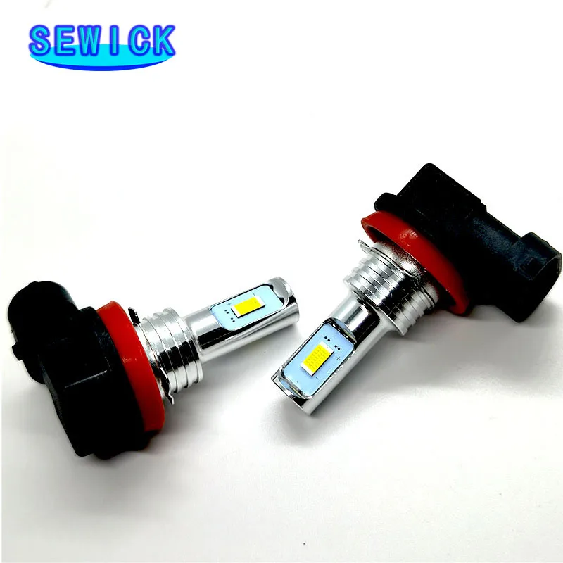 

100Pcs Beautiful Bright Fog Light H8 H9 H11 LED HB3 9005 HB4 9006 Fog Lights Bulb H1H3 H4 LED Bulbs 12V