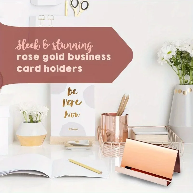 Stainless Steel Business Card Holder 304 Stainless Steel Business Card Holder Desktop Creative Business Office Front Desk