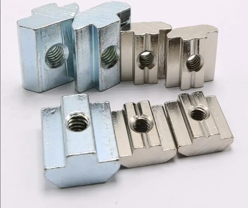 M3 M4 M5 M6 M8 M10 European profile sliding block nut T-type sliding block square nut for 2020 3030 4040 4545