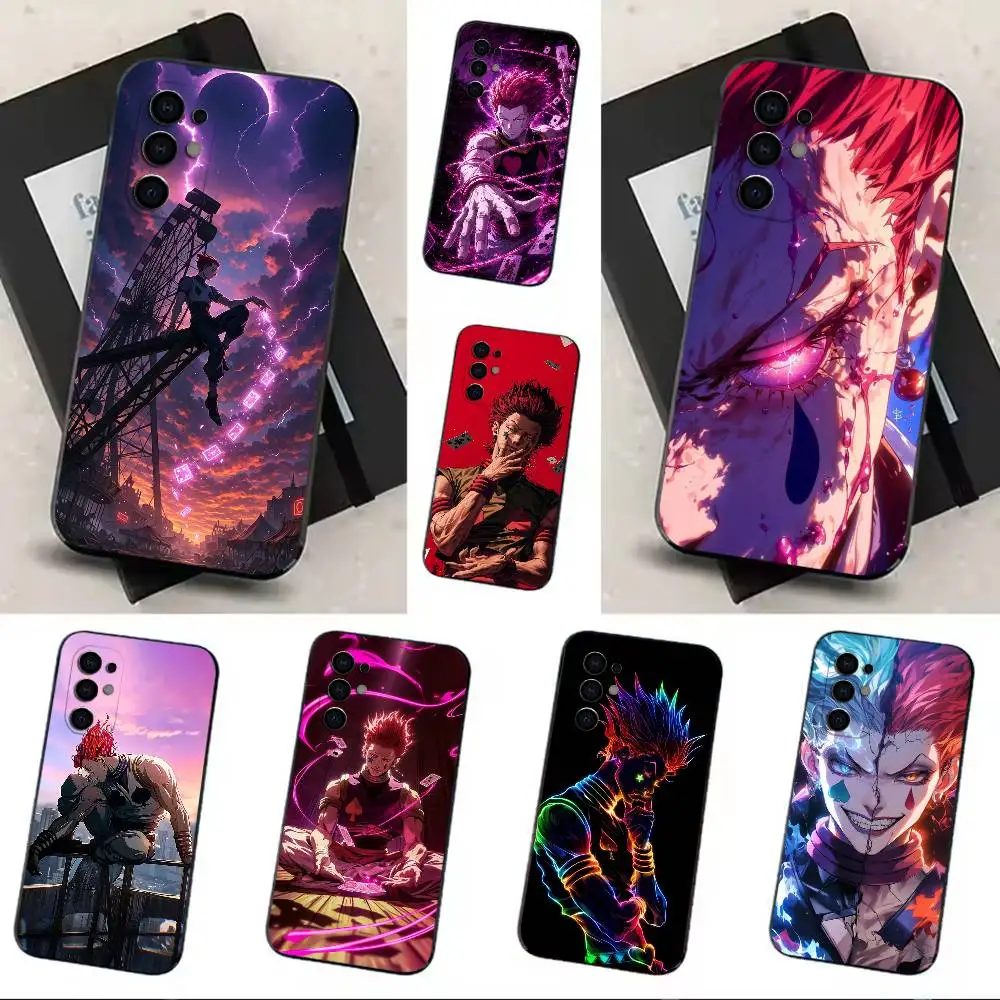 magician H-Hisoka Morow Hunter x Hunter Phone Case Black Soft Case For Samsung S24,S23,S21,S22,S24,S30,S20Ultra Plus