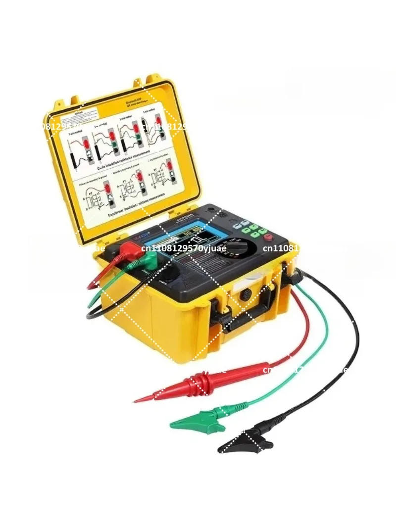 

High Accuracy Digital Megohmmeter 5kV 10kV 15kV High Voltage Insulation Resistance Tester