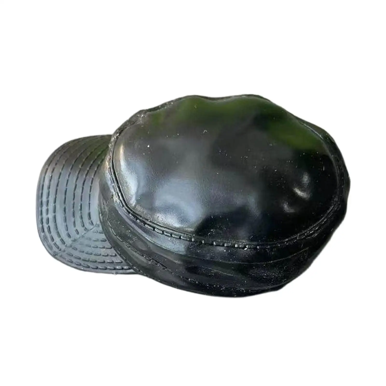 Miniature Doll Hat Black Baseball Cap Action Figure Model Outfit Prop for 1/6 Figurines Toy Display