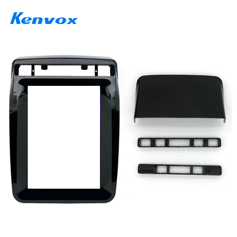 

9.7 inch Android Car radio frame For Volkswagen Touareg 2011-2017 2 din stereo fascias panel wire harness adapter