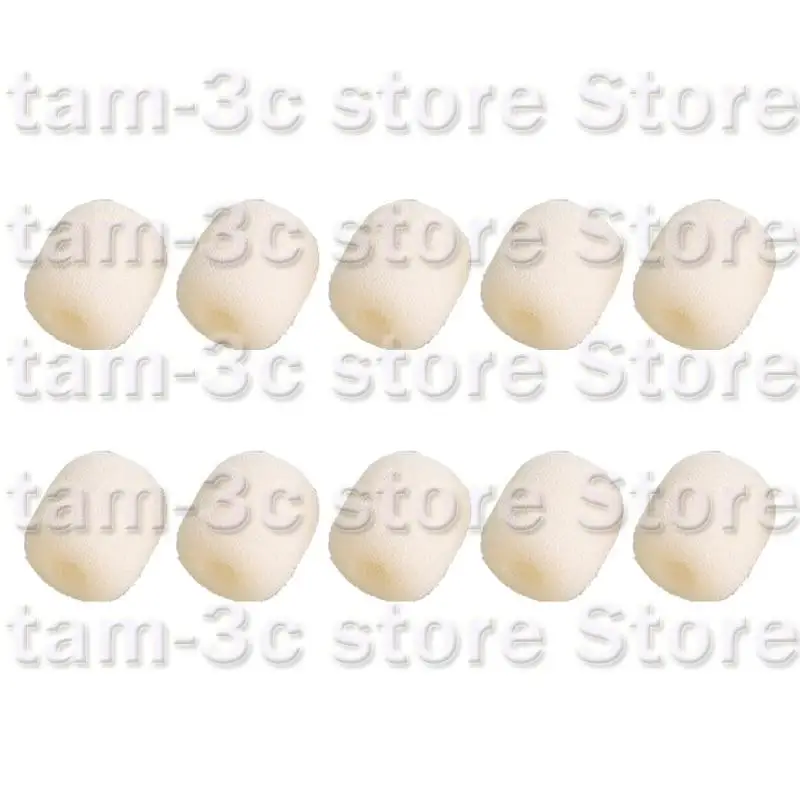 D0UA 10pcs мини -размер гарнитурные гарнитуры микрофоны с пенопластовым ветровым стеклом для K9 для K9